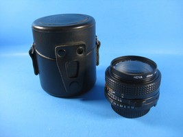 MINOLTA MD 50 mm 1:1.7 Lens  JAPAN With 49 mm Hoya Skylight Filter w/ Case - £32.68 GBP