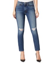 MSRP $189 Joe&#39;s Jeans Niki Distressed Boyfriend Jeans Blue Size 24 (STAINED) - £94.48 GBP