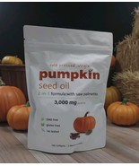 Pumpkin Seed Oil with Saw Palmetto, 3000mg Per Serving, 180 SG Caps Exp ... - $34.71 CAD