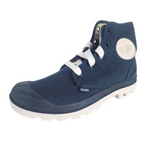  PALLADIUM Blanc Hi 72886419 Hiking Outdoors Canva Boots Blue Men Boots Size 6 - £39.44 GBP