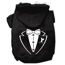 Tuxedo Screen Printed Pet Hoodie for French Bulldog, Yorkie, All Breeds - £28.10 GBP+