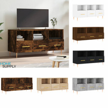 Modern Wooden Rectangular TV Tele Stand Unit Cabinet With 3 Storage Drawers Wood - $78.01+