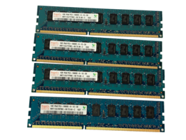 Hynix 4GB (4x1GB) HMT112U7TFR8C-H9 PC3-10600E DDR3-1333 1RX8 ECC - $369.07 MXN
