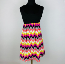 Alice &amp; Trixie Womens Small S Silk Colorful Tribal Print Summer Dress - £39.74 GBP