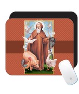 Saint Anthony of Egypt Santo Antão San Antonio Abad : Gift Mousepad Cat... - £10.41 GBP