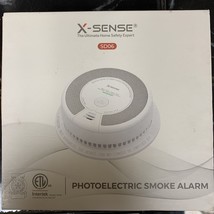 X-Sense Battery Smoke Detector, Photoelectric Fire Smoke Alarm SD06 LED - $19.68