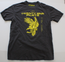 Twenty One Pilots Logo Grey and Yellow - Size Medium Shirt - $16.83