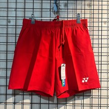 Yonex 2019 Men&#39;s Badminton Shorts Sports Pants Red [US:S/M] NWT 99PH001M - £30.37 GBP