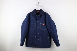 Vintage 90s Dickies Mens Large Spell Out Blanket Lined Denim Chore Barn Jacket - $197.95