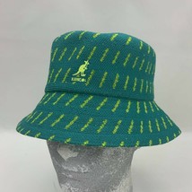 Men&#39;s Kangol Rain Drop Teal | Lime Green Casual Bucket Hats NWT - £73.29 GBP