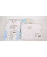 Lot Set of 3 Luvable Friends Baby Boy Girl Elephant Sleep Gowns Hood Tow... - $40.62 CAD