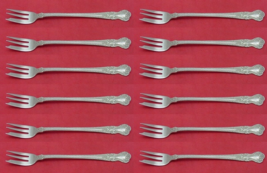 Cambridge by Gorham Sterling Silver Cocktail Fork Set 12 pieces - £373.16 GBP