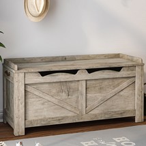 39-Point 4-Inch Storage Bench, Storage Chest, Greige Sb04505X,, And Living Room. - $108.78