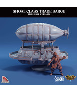 3D Printed Sordane Publishing Arcane Minis Mini Ship - Shoal Trade Barge... - $28.06 CAD
