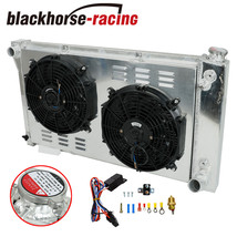 FOR 67-72 CHEVY/GMC C/K10 20 30 PICKUP TRUCK 3ROW RADIATOR+SHROUD+FAN TH... - $181.99