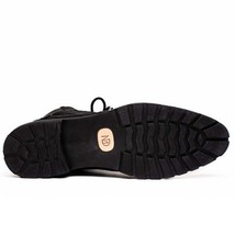 LEONI Genuine Caiman Belly Boot Oil Black image 5