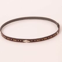 Piney Leather Hat Band – Brown | Studded Western Style - $24.75