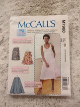 McCalls Sewing Pattern 7960 Women E5 Sizes 14-16-18-20-22 Wrap Skirt 2019 Cut - £11.34 GBP