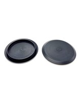 2 1/2" Plastic Sheet Metal Hole Plugs Snap in Black Cover 3" Top Pack of 2 - $10.68