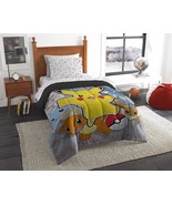 Northwest Pokemon Twin Sized Bed In A Bag Set, Anime Bedding For, Battle... - $859.30 MXN