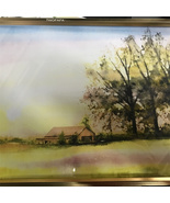 TWOFAFA atercolor paintings, Pastoral landscape painting, Art Painting - £28.99 GBP