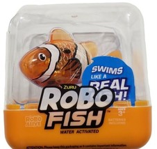 Zuru Robo Alive ROBO FISH Color Change Water Activated #7125B Orange Toy Fish - £13.99 GBP