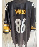 Reebok NFL Equipment Hines Ward #86 Jersey Pittsburg Steelers Black Men’... - £21.32 GBP