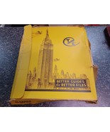Vintage Yawman Erbe Letter Size File Folder Empire State Building Advert... - $40.72 CAD
