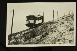 Vintage Italy Postcard RPPC Real Photo Mount Vesuvius Tram Railroad Incline - £13.15 GBP