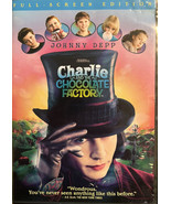 Charlie and the Chocolate Factory (DVD, 2005, Full Screen Edition) Johnny Depp - £7.99 GBP