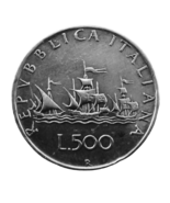  SILVER - WORLD Coin - 1958-2001 Italy 500 Lire - World Silver Coin *750 - $461.09 MXN