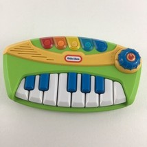 Little Tikes Pop Tunes Keyboard Piano Musical Instrument Toy Green Vintage 90s - $29.65