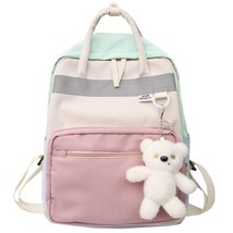 Kpack harajuku women reflective stripe bag school trendy laptop backpack cute girl book thumb200