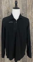 Eddie Bauer 1/4 Zip Fleece Pullover Men&#39;s XL Ribbed Polyester Style #EB220 - £14.13 GBP