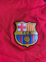 Men’s XL Official FCB FC Barcelona Estrella Damm Soccer Jersey Shirt - £15.17 GBP