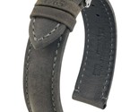 Hirsch Heritage Leather Watch Strap - Anthracite Black - L - 22mm - Shin... - £86.98 GBP