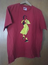 000 Men&#39;s Adidas XL Go-To Tee Red Shirt Yellow Football Player - £5.49 GBP