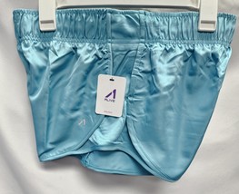 Women's Small Alive Magnetics Athletic Running Shorts Aqua Blue image 3
