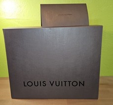 Authentic Louis Vuitton LV Empty Gift Storage Box Only XL 17x13.5x10 &amp; C... - £70.08 GBP