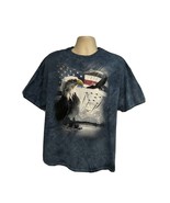 The Mountain Gray Tie Dye Patriotic Eagle US Flag Graphic T-Shirt Large ... - £19.45 GBP