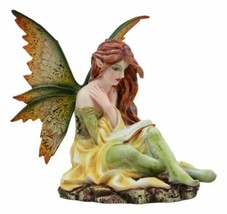 Once Upon A Time Summer Romance Bookworm Fairy In Radiant Yellow Dress S... - £29.05 GBP