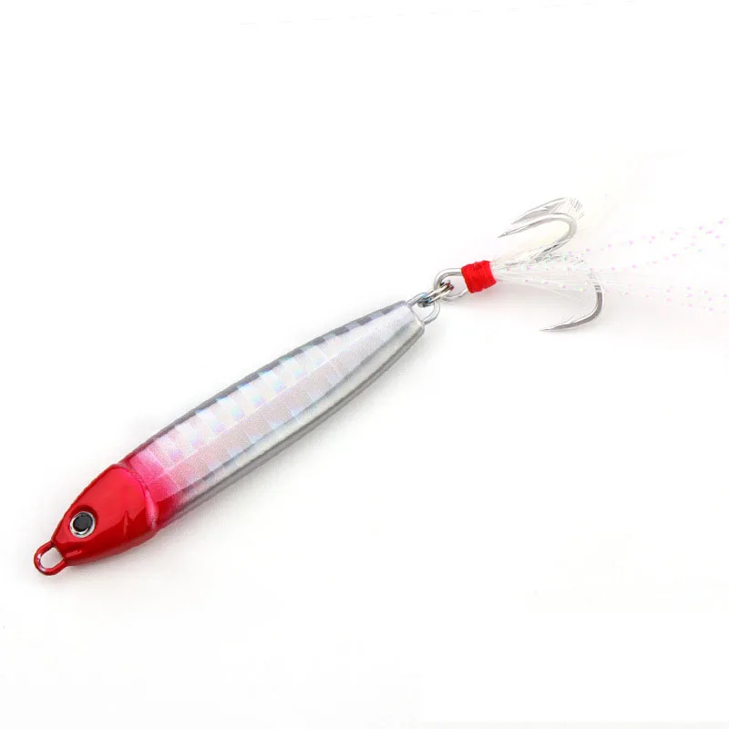 1PCS Lure Long Metal Jig Fishing Lure Slow Cast Jigging Spoon 10/15/20/30G Artif - £47.65 GBP