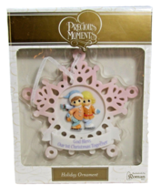 Precious Moments God Bless Our 1st Christmas Together Holiday Christmas Ornament - £12.83 GBP