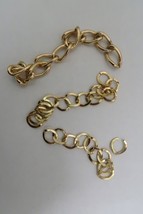 gold metal pieces - 1/2&quot; links chain - crossbody - crafts - etc - £3.15 GBP