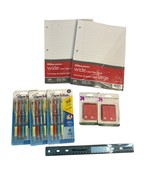 Office Depot &amp; More School Supply Bundle: Filler Paper, Pens, Erasers, R... - $27.39 CAD