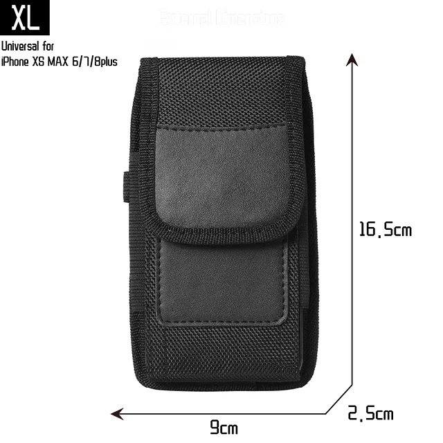 Mobile Phone Waist Bag Men Women Small Nylon Cell Phone Holster Storage Waist Fa - £82.30 GBP