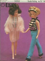 Vintage knitting pattern for Fashion dolls. Sindy Barbie. Coats 252 PDF - $2.15
