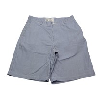 Dunning shorts mens 34 Blue thin striped golf Hiking Casual - $28.59