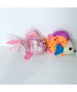 Ganz Webkinz Pink Glitter Fish And Lips Plush Stuffed Animal No Code Lot... - £17.12 GBP