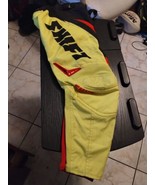 Shift Assault Motocross MX Pant Black Yellow Red Youth 8/24 Great Condit... - €16,99 EUR